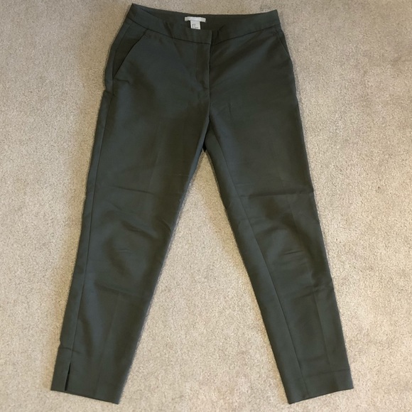 H&M dress pants in green. Size US 2. - Picture 1 of 7